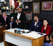 Girbiyanoğlu’ndan, Buca İlçe Başkanı Hakan Kalfaoğlu’na ziyaret